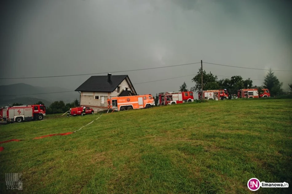 Wyładowanie atmosferyczne przyczyną pożaru (wideo) - zdjęcie 3