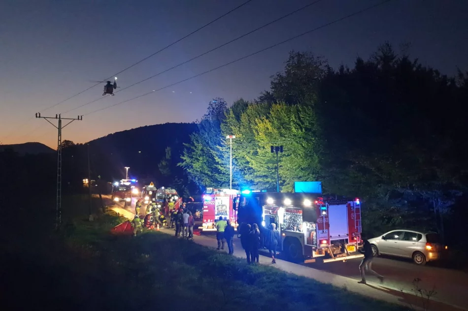 Zderzenie samochodów - siedem osób poszkodowanych - zdjęcie 10