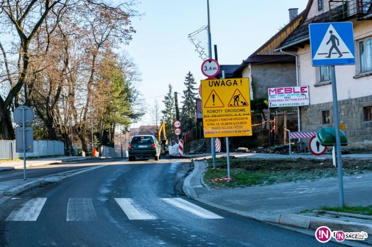 Stary Sącz: dziś zaczynają się remonty, uwaga na utrudnienia