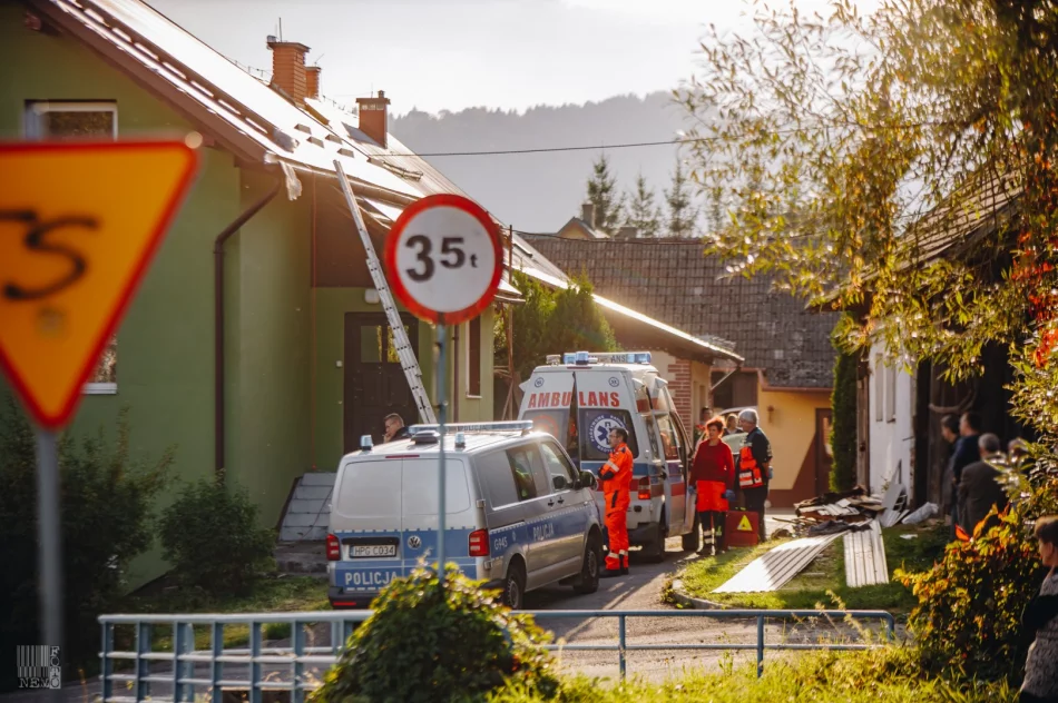 43-latek doznał upadku z wysokości około 5 metrów - zdjęcie 2