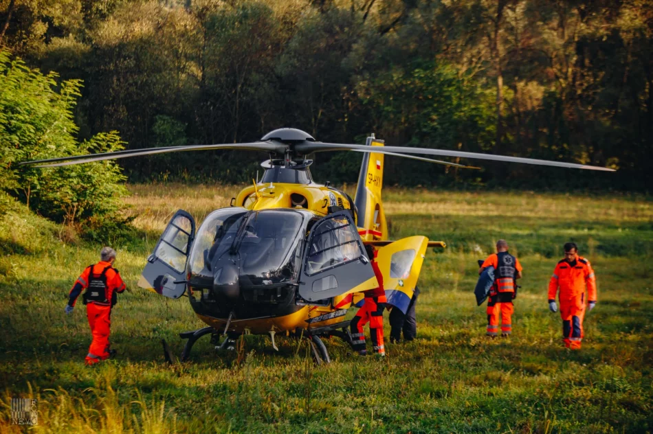 43-latek doznał upadku z wysokości około 5 metrów - zdjęcie 3