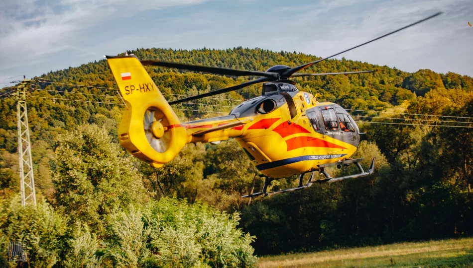 Wypadek 12-latki, wezwano śmigłowiec LPR - zdjęcie 1