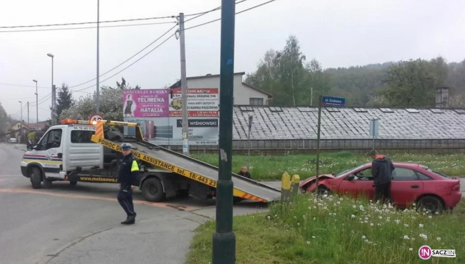 Nowy Sącz: zderzenie na ulicy  Grabowej. Dwoje rannych - zdjęcie 1