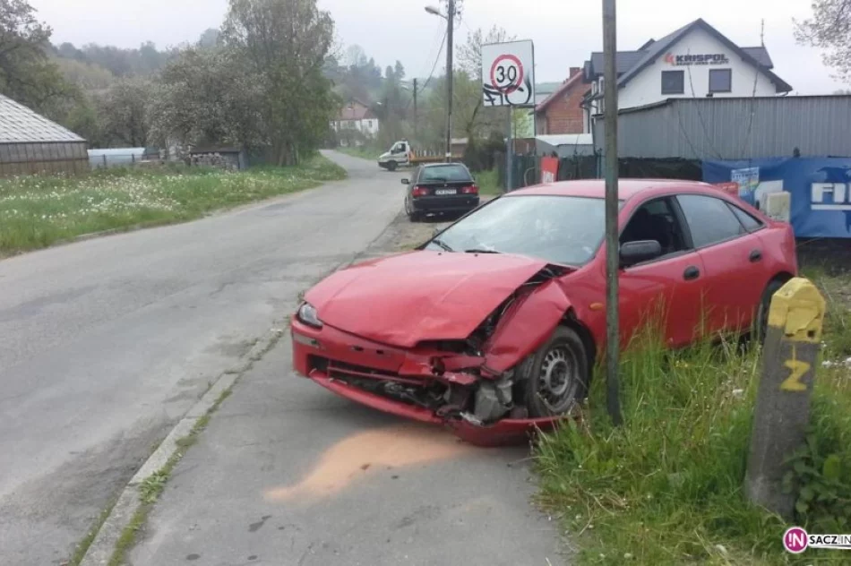 Nowy Sącz: zderzenie na ulicy  Grabowej. Dwoje rannych - zdjęcie 3