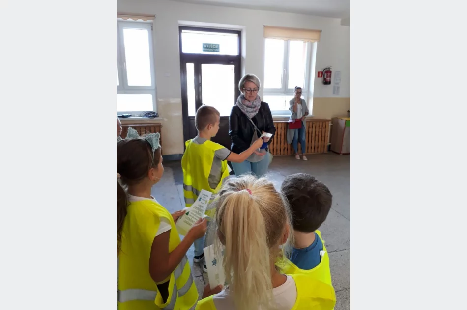 Odblaskowe spotkanie z rodzicami w SP w Mordarce - zdjęcie 6