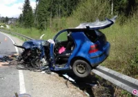 Naściszowa - zderzenie dwóch samochodów osobowych - zdjęcie główne