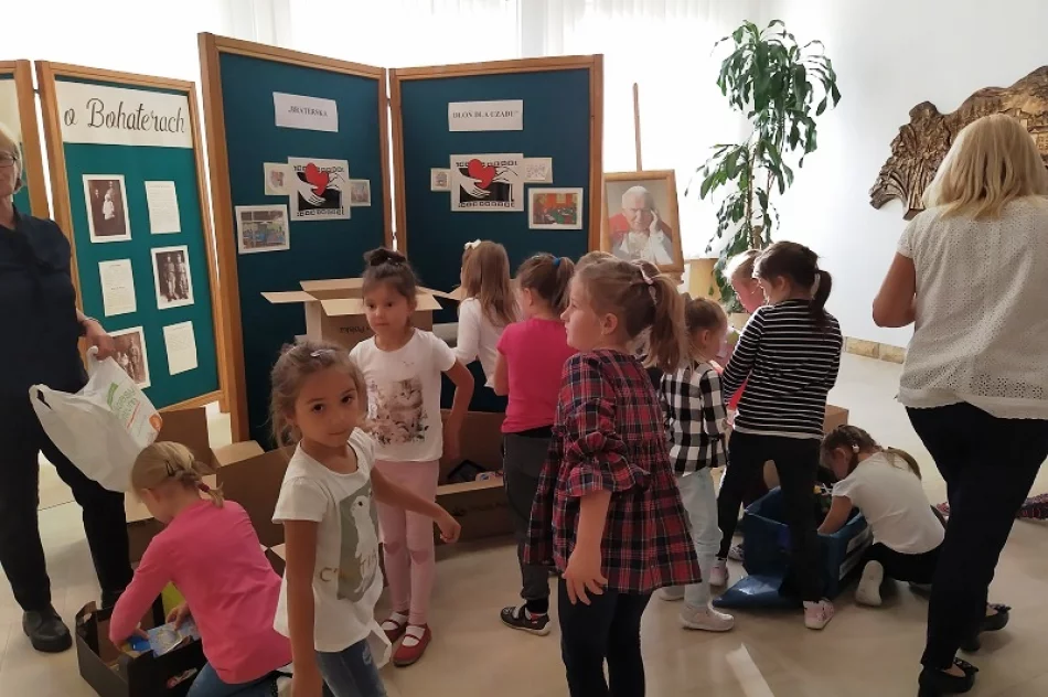 Braterska dłoń dla Czadu - akcja charytatywna w SP nr 1 w Męcinie - zdjęcie 3