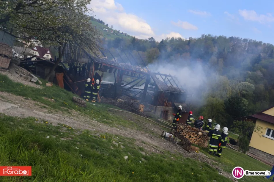 Pożar stodoły - 40 tys. zł strat. Przyczyna nieustalona (zdjęcia) - zdjęcie 4