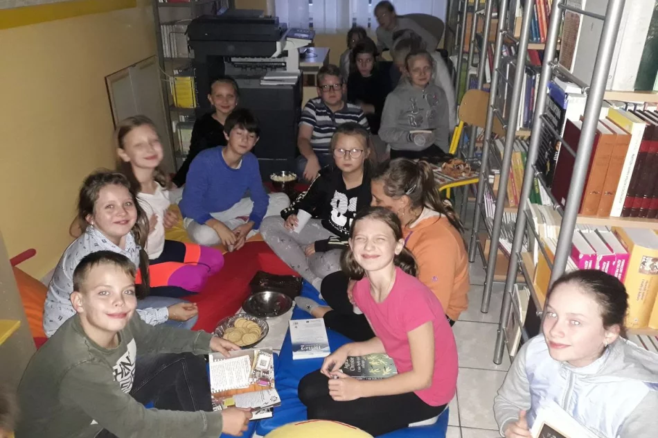 NOC BIBLIOTEK w Szkole Podstawowej nr 1 w Męcinie - zdjęcie 3