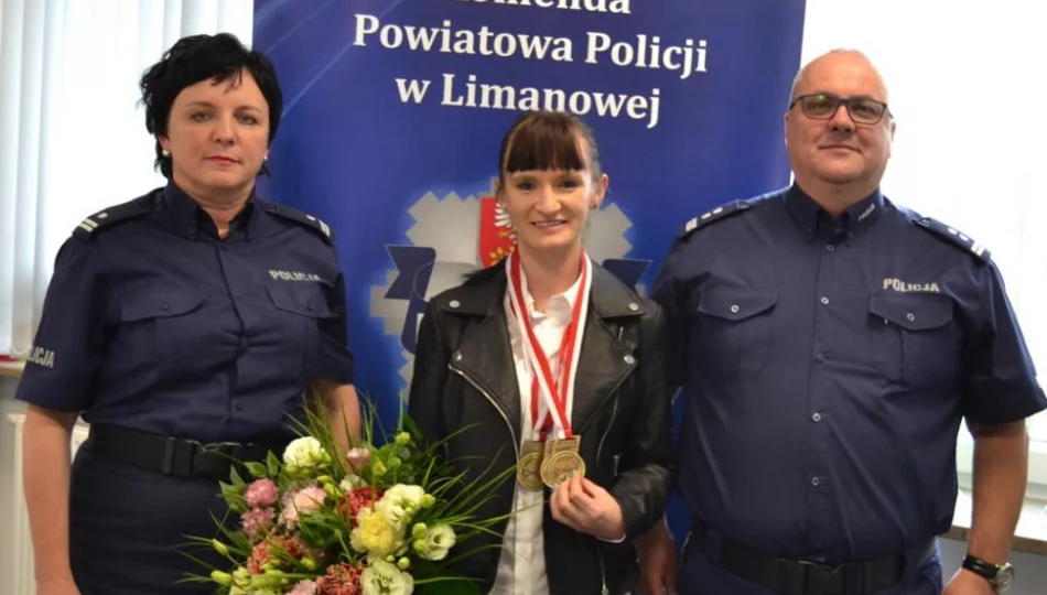 Limanowska policjantka Mistrzynią Polski w kickboxingu - zdjęcie 1