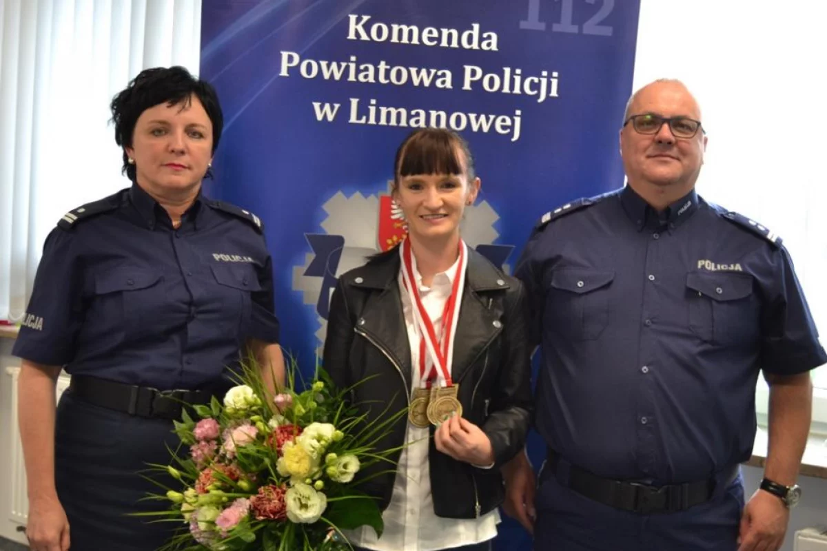 Limanowska policjantka Mistrzynią Polski w kickboxingu