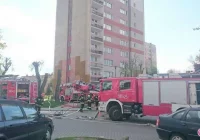 Nowy Sącz - ćwiczenia strażaków na osiedlu Millenium - zdjęcie główne