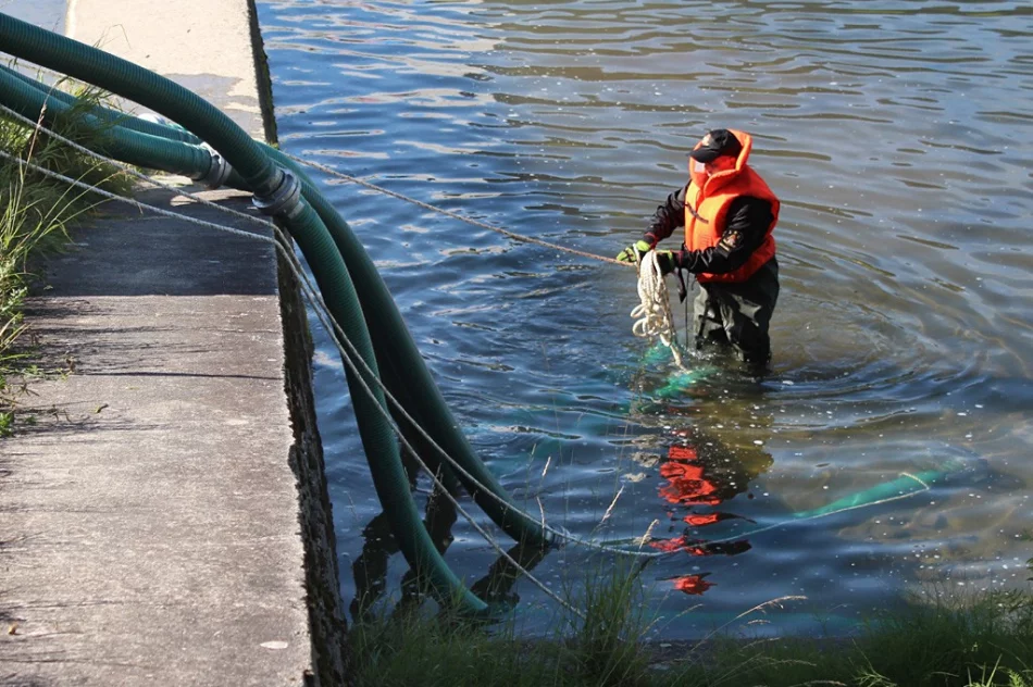 Ćwiczebne działania z przepompowywania wody na duże odległości - zdjęcie 5