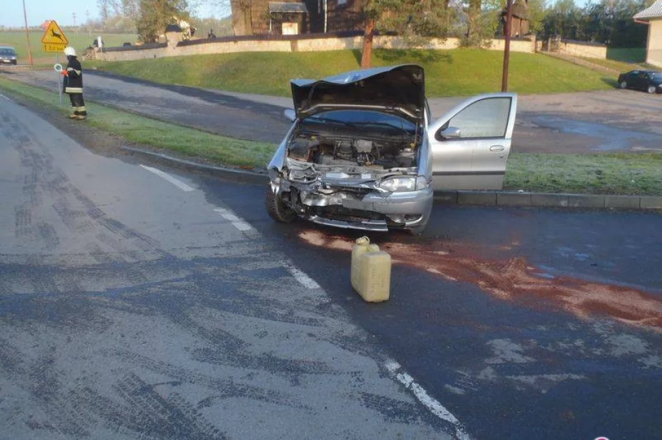 Czarny Potok: zderzenie samochodu osobowego i autobusu - zdjęcie 2