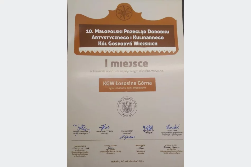 II miejsce dla KGW Łososina Górna na Małopolskim Przeglądzie Kół - zdjęcie 4