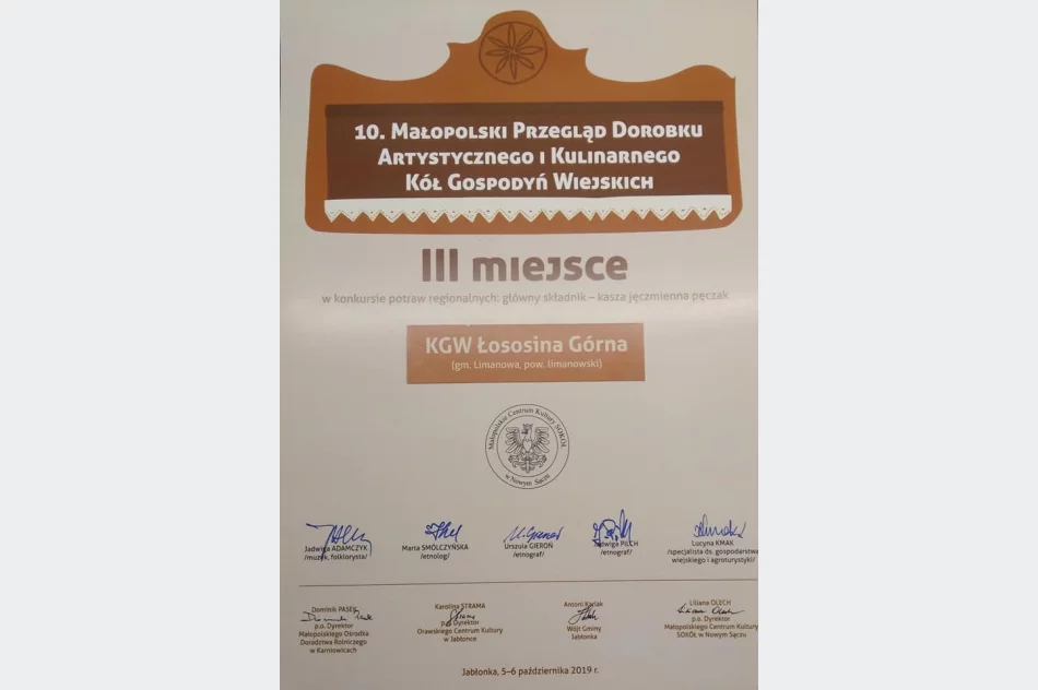 II miejsce dla KGW Łososina Górna na Małopolskim Przeglądzie Kół - zdjęcie 7