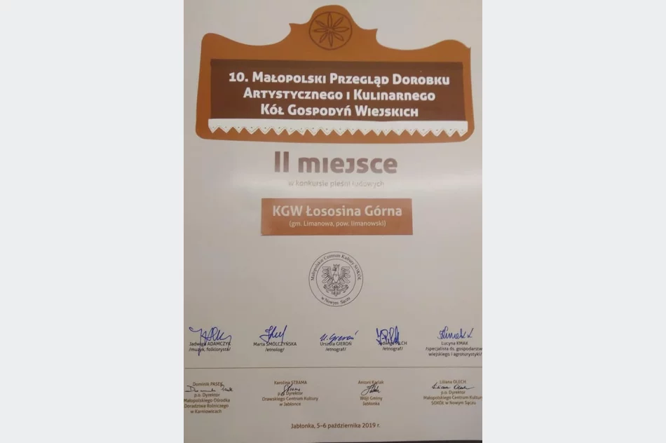 II miejsce dla KGW Łososina Górna na Małopolskim Przeglądzie Kół - zdjęcie 13