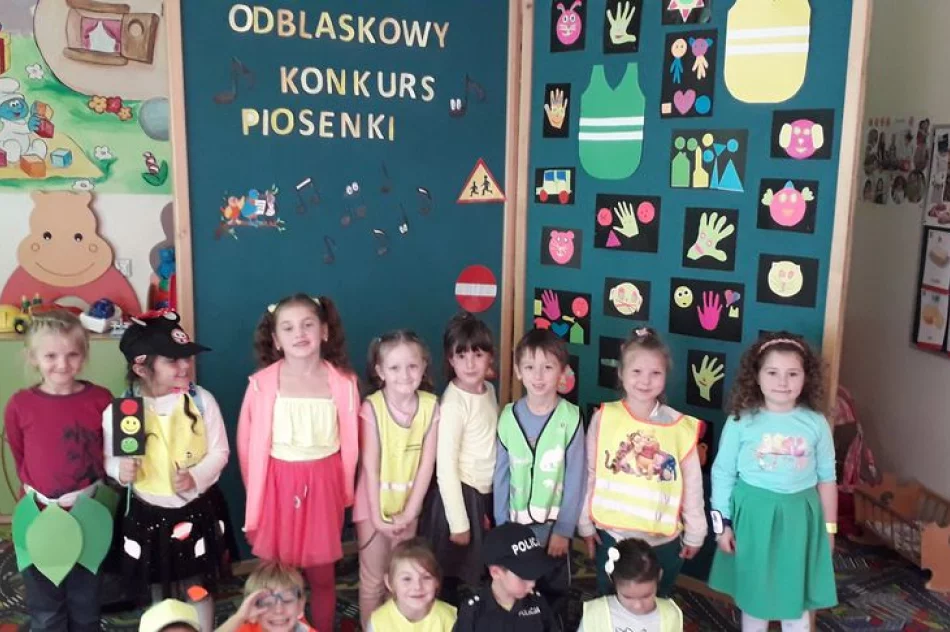 Odblaskowy konkurs piosenki w Szkole Podstawowej w Mordarce - zdjęcie 7