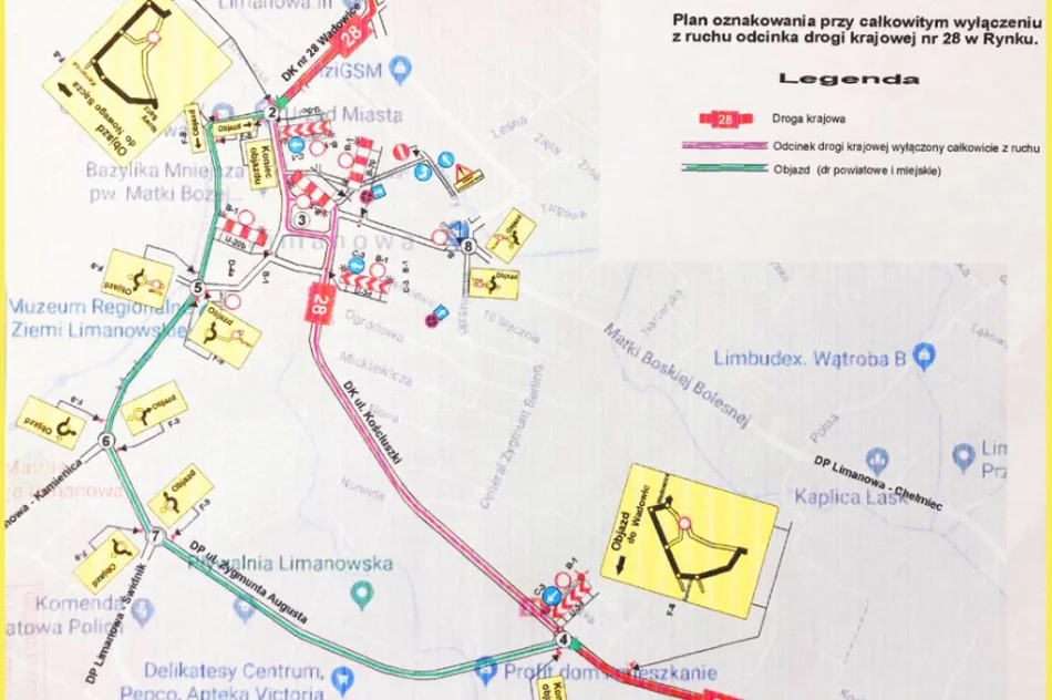 RUSZA REMONT DROGI WOKÓŁ RYNKU – CZASOWA ZMIANA ORGANIZACJI RUCHU I UTRUDNIENIA - zdjęcie 2