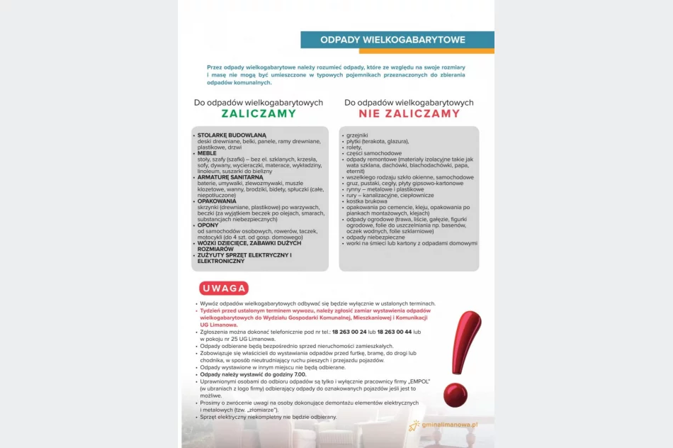 Zgłoś wielkogabaryty do odbioru  - wywóz od połowy października - zdjęcie 2