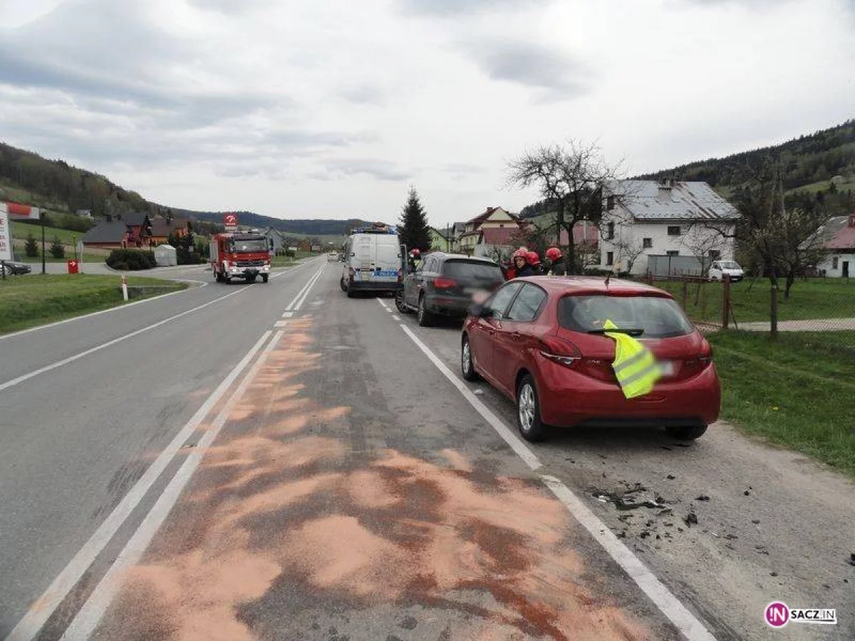 Nowa Wieś:  zderzenie dwóch samochodów osobowych