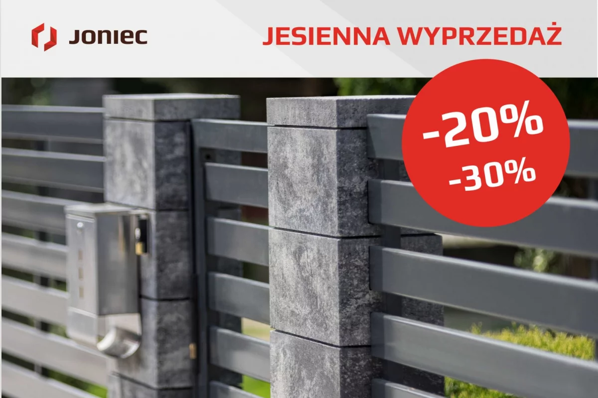 Wybuduj ogrodzenie przed zimą - rabaty do 30% w firmie Joniec®