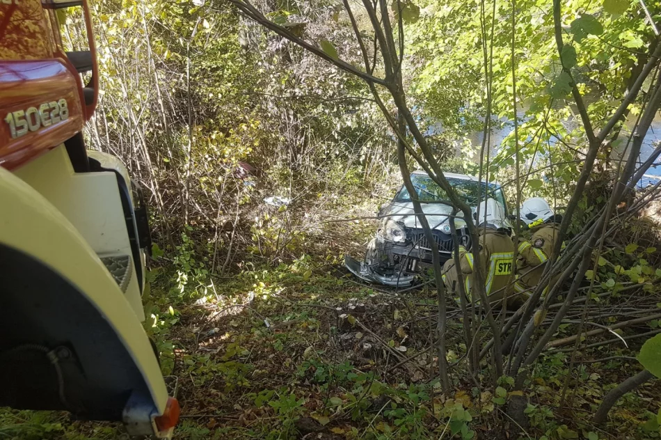 Dwa samochody zderzyły się na drodze powiatowej - zdjęcie 3