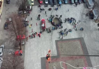 Pożar w ratuszu, działali strażacy i policjanci. Na szczęście - to tylko ćwiczenia - zdjęcie główne