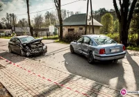 Groźnie wyglądająca kolizja - trzy osoby trafiły do szpitala - zdjęcie główne