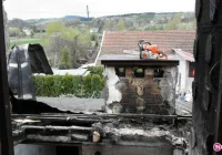 Stróże: pożar poddasza budynku mieszkalnego - zdjęcie główne