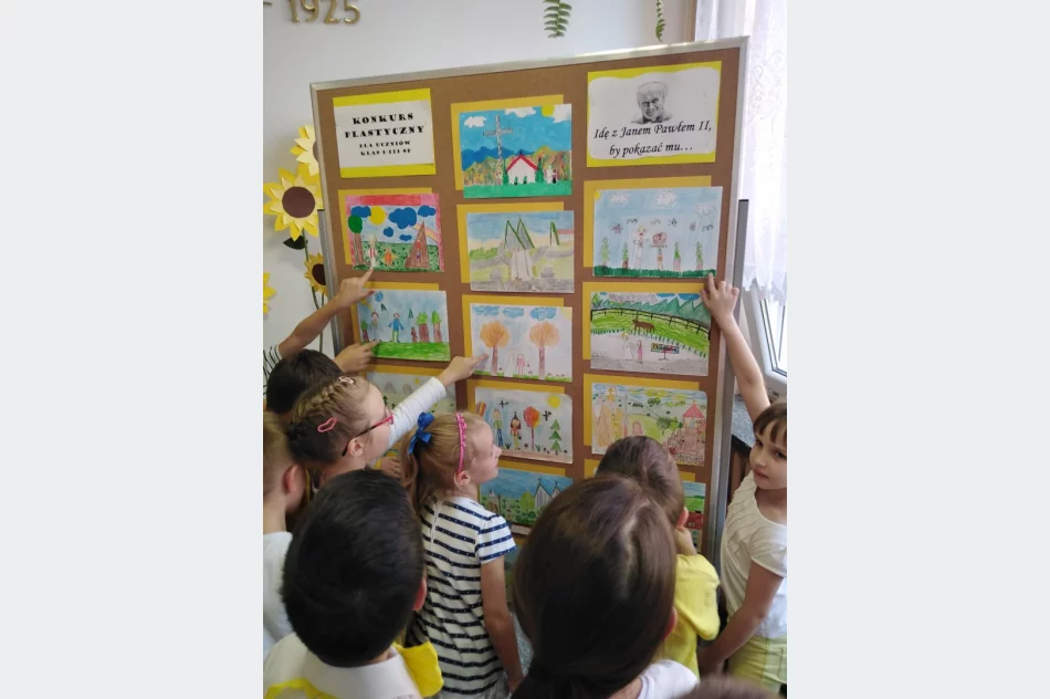 Idę z Janem Pawłem II…  czyli  Dzień Papieski w SP w Pasierbcu  - zdjęcie 19