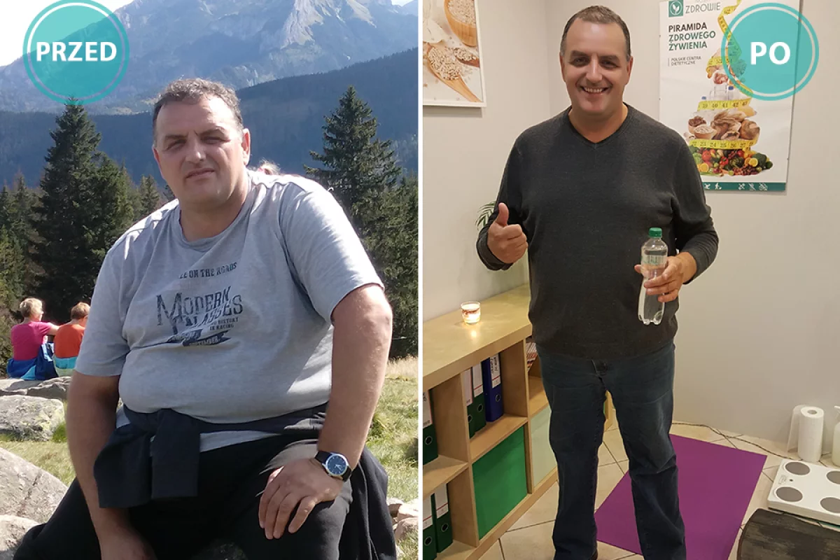 Pan Maciej schudł 23 kg w Projekt Zdrowie!