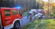 22-latek w Audi wjechał do rowu i uderzył w przepust - zdjęcie 2