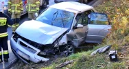 22-latek w Audi wjechał do rowu i uderzył w przepust - zdjęcie 3