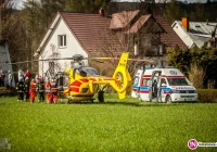 7-latka potrącona na parkingu. Na pomoc LPR (wideo) - zdjęcie główne