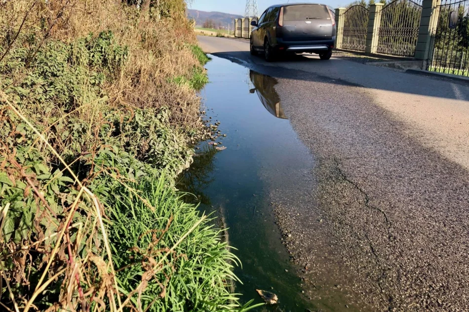 Remontując pobocze... zasypano korytka - zdjęcie 2