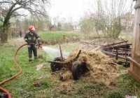 Podegrodzie: palił się budynek gospodarczy - zdjęcie główne