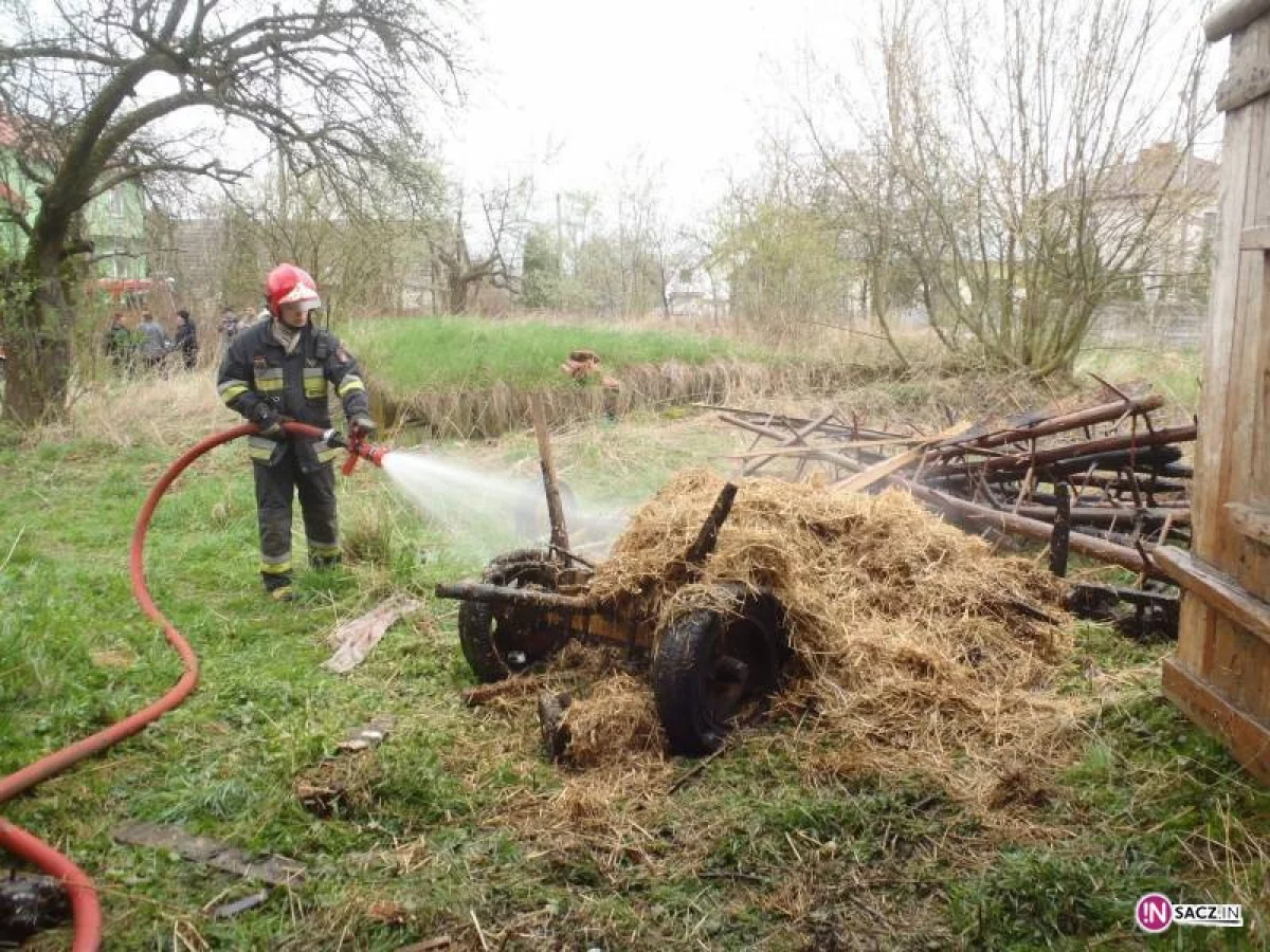 Podegrodzie: palił się budynek gospodarczy