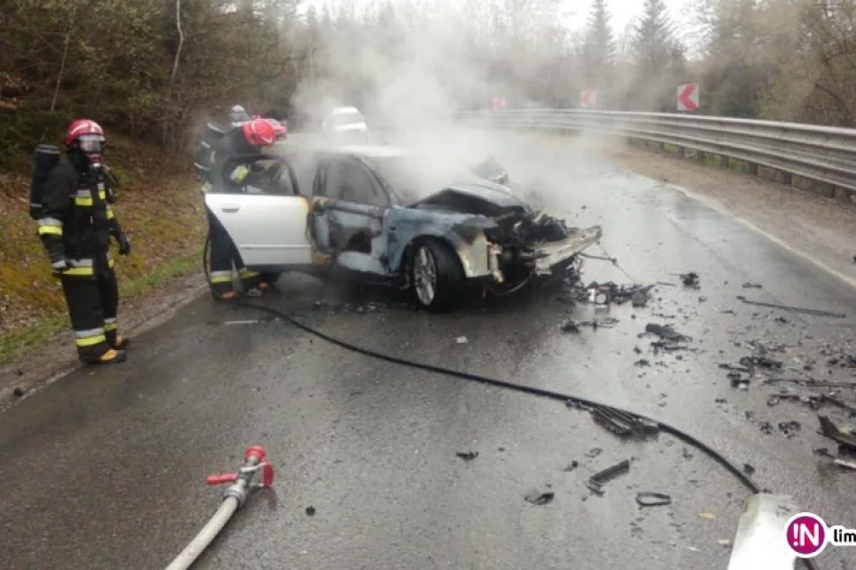 Zderzenie osobówki ze śmieciarką: kierowca Audi opuścił szpital (wideo) - zdjęcie 2