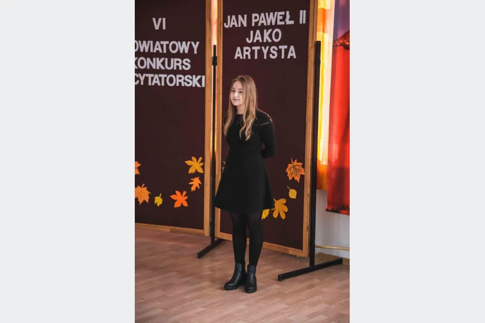 VI Powiatowy Konkurs Recytatorski „Jan Paweł II jako artysta” - zdjęcie 11