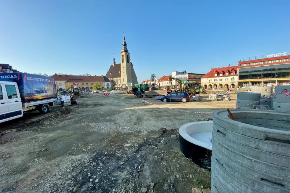 Przebudowa rynku i zmiana organizacji ruchu - zobacz plan i zdjęcia z prac - zdjęcie 7