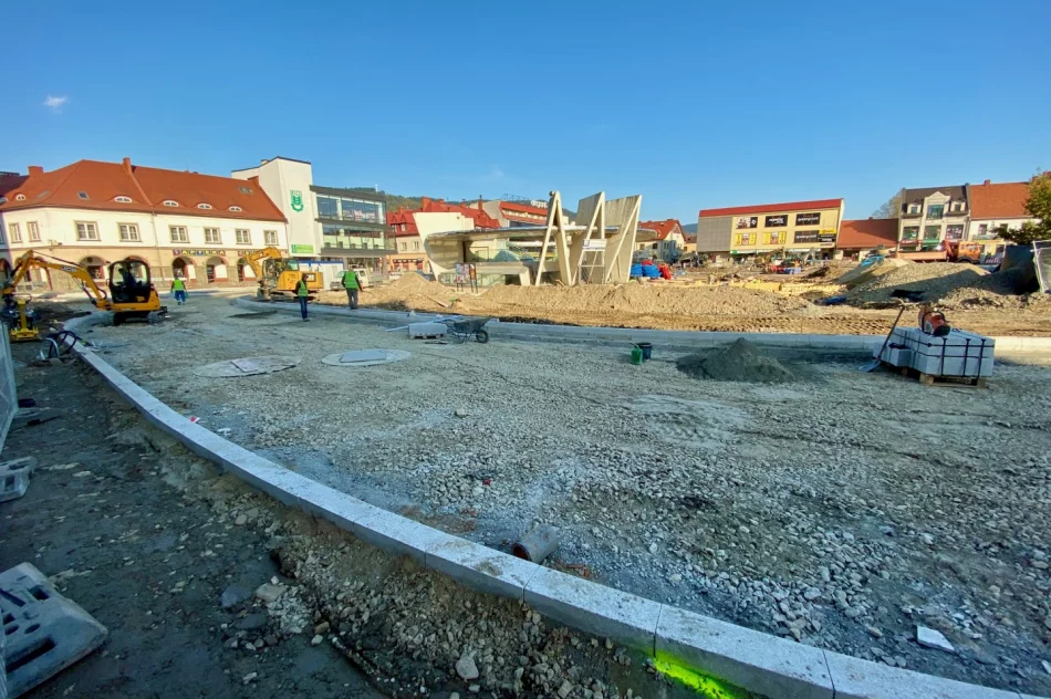 Przebudowa rynku i zmiana organizacji ruchu - zobacz plan i zdjęcia z prac - zdjęcie 9
