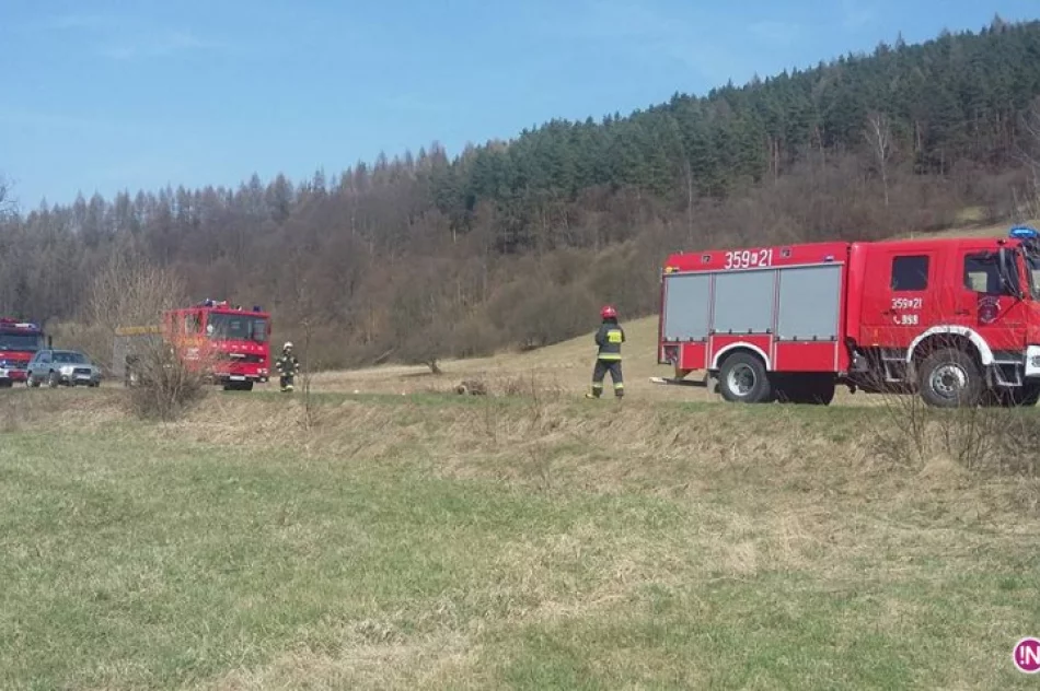 Muszyna: samochód wypadł z drogi. Dwoje rannych - zdjęcie 2