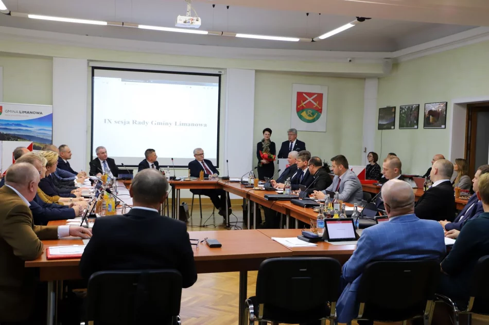 INFORMACJA O IX SESJI RADY GMINY LIMANOWA - zdjęcie 2