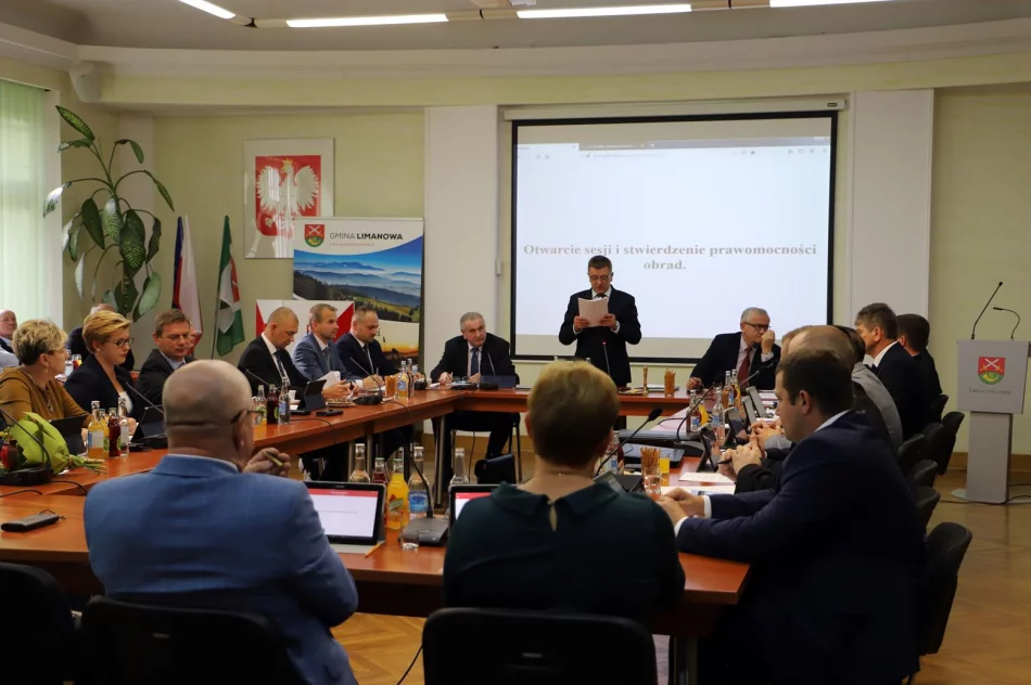 INFORMACJA O IX SESJI RADY GMINY LIMANOWA - zdjęcie 4