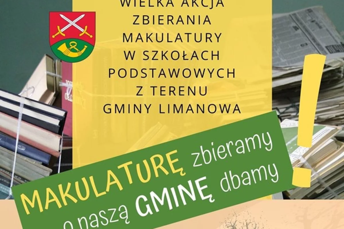 Zbiórka makulatury dla gminnych szkół