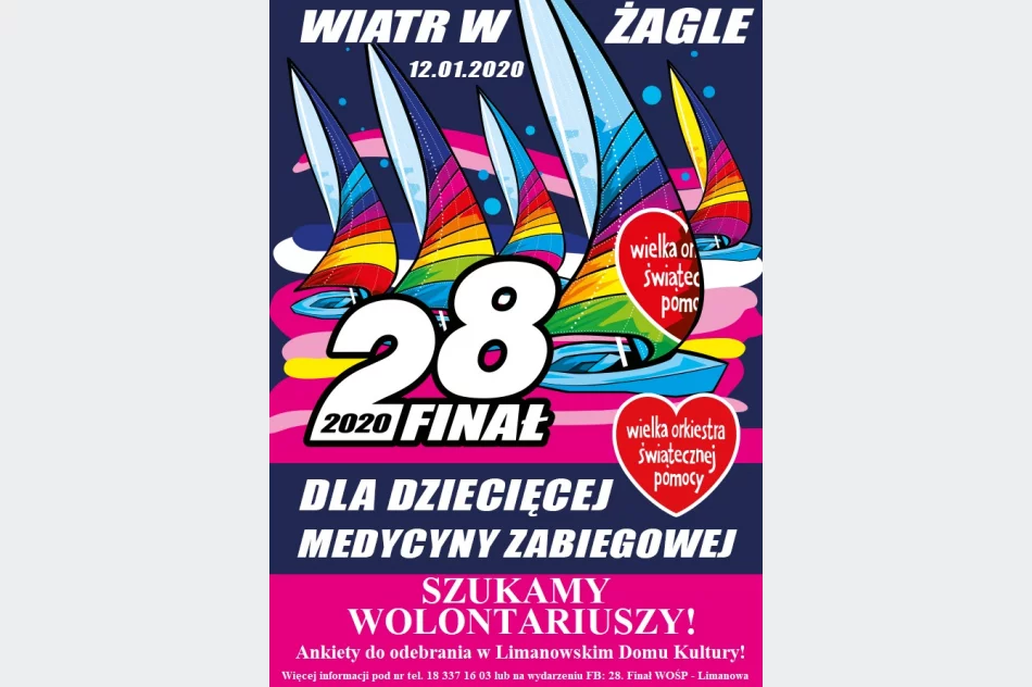  Ruszyła rejestracja wolontariuszy na 28. Finał WOŚP Limanowa - zdjęcie 2