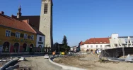Trwa przygotowanie górnej warstwy podbudowy z kruszywa - zdjęcie 2