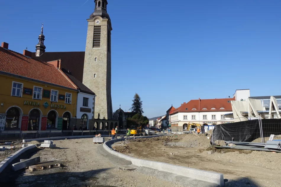 Trwa przygotowanie górnej warstwy podbudowy z kruszywa - zdjęcie 2