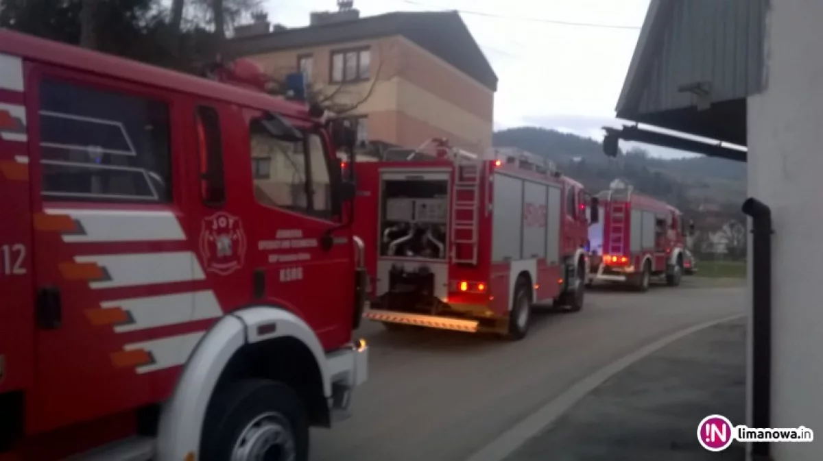 Pożar instalacji jednego z mieszkań w bloku